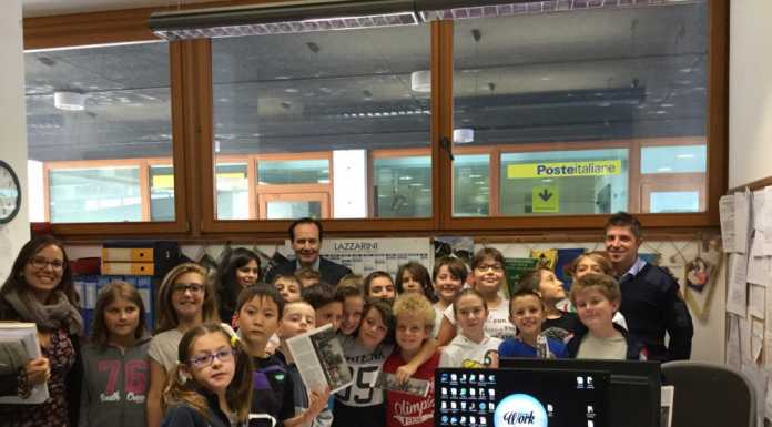 Valmadrera: il “sindaco” dei bimbi incontra il sindaco Crippa